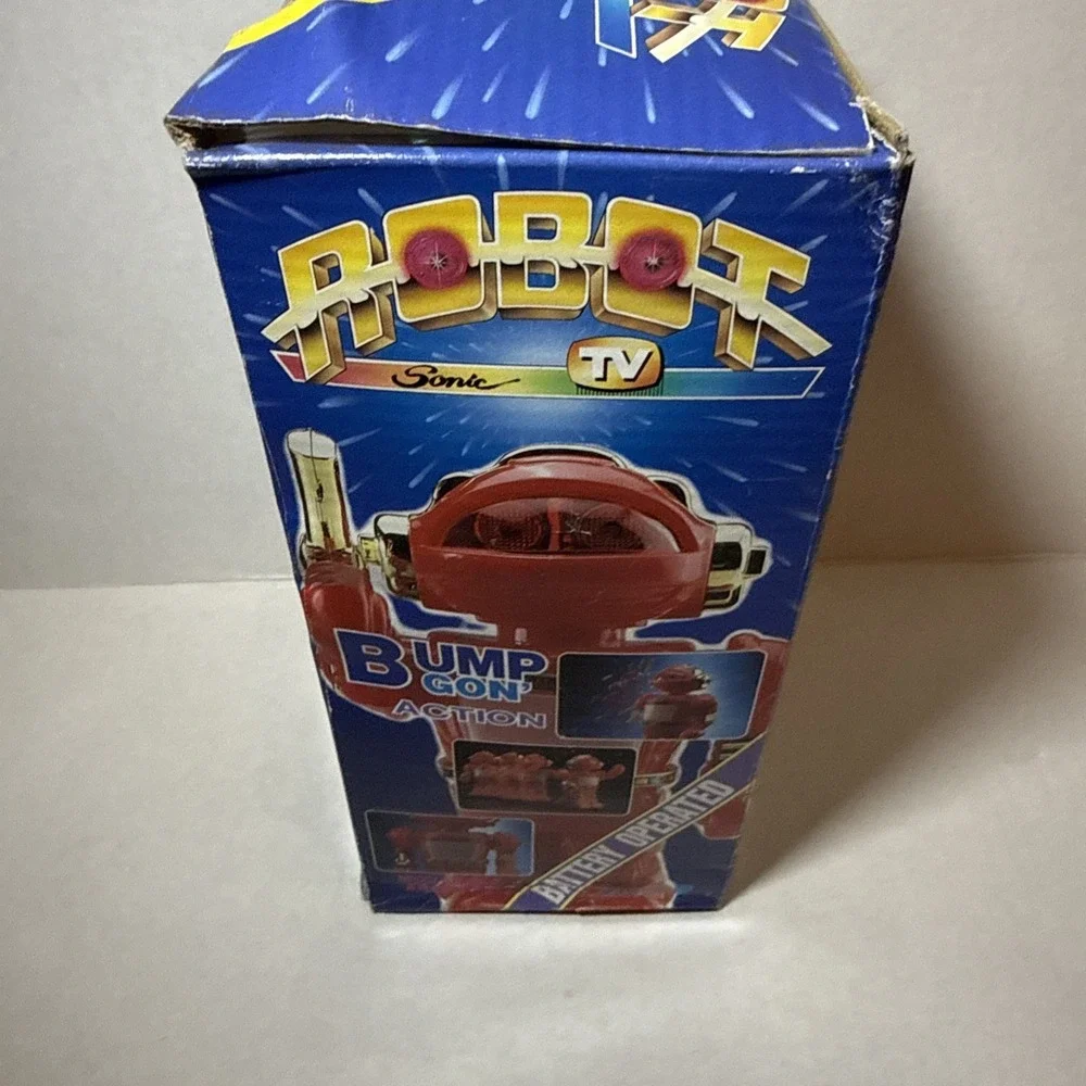 Vintage Toy Robot Sonic HK 706A New In Box Sealed 1995 READ